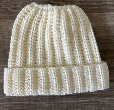 Ribbed Bun Beanie Winter Hat - image6